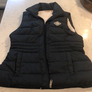 Blue puffy vest